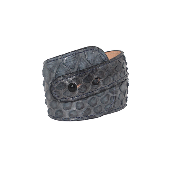 Dallas Cuff with 2 Diamond Rings and Connector - Julz by J. Markell Designs
